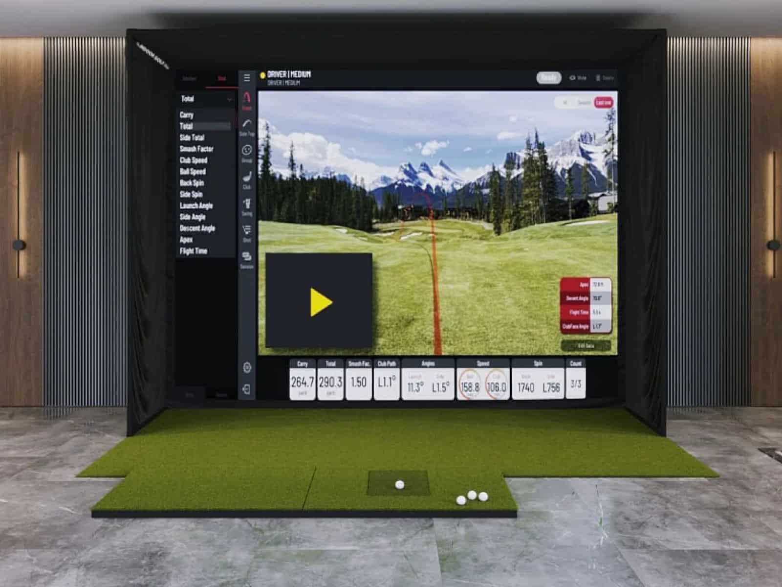 an ultimate guide to used home golf simulators