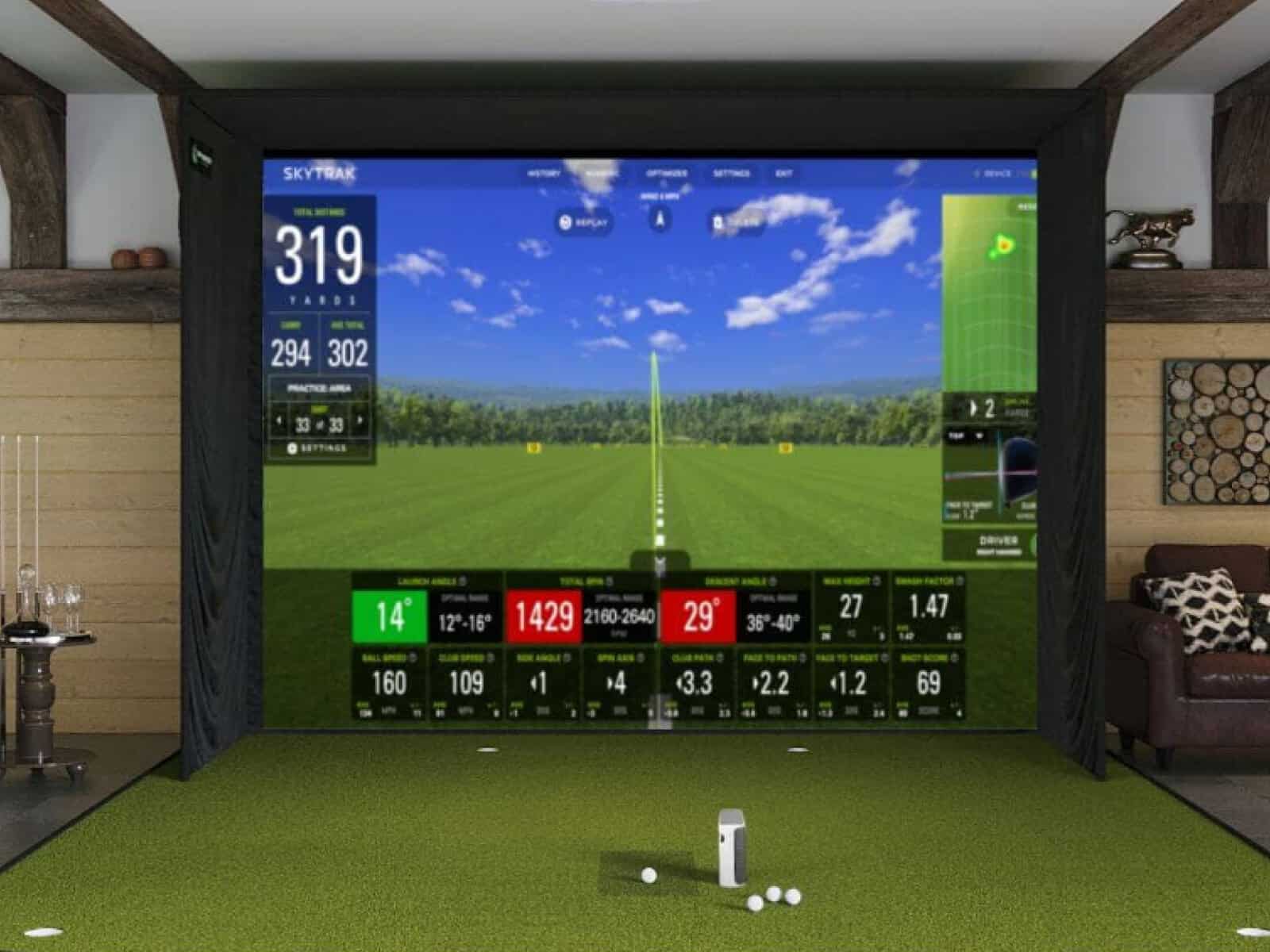 best golf simulators with skytrak reviews and guide