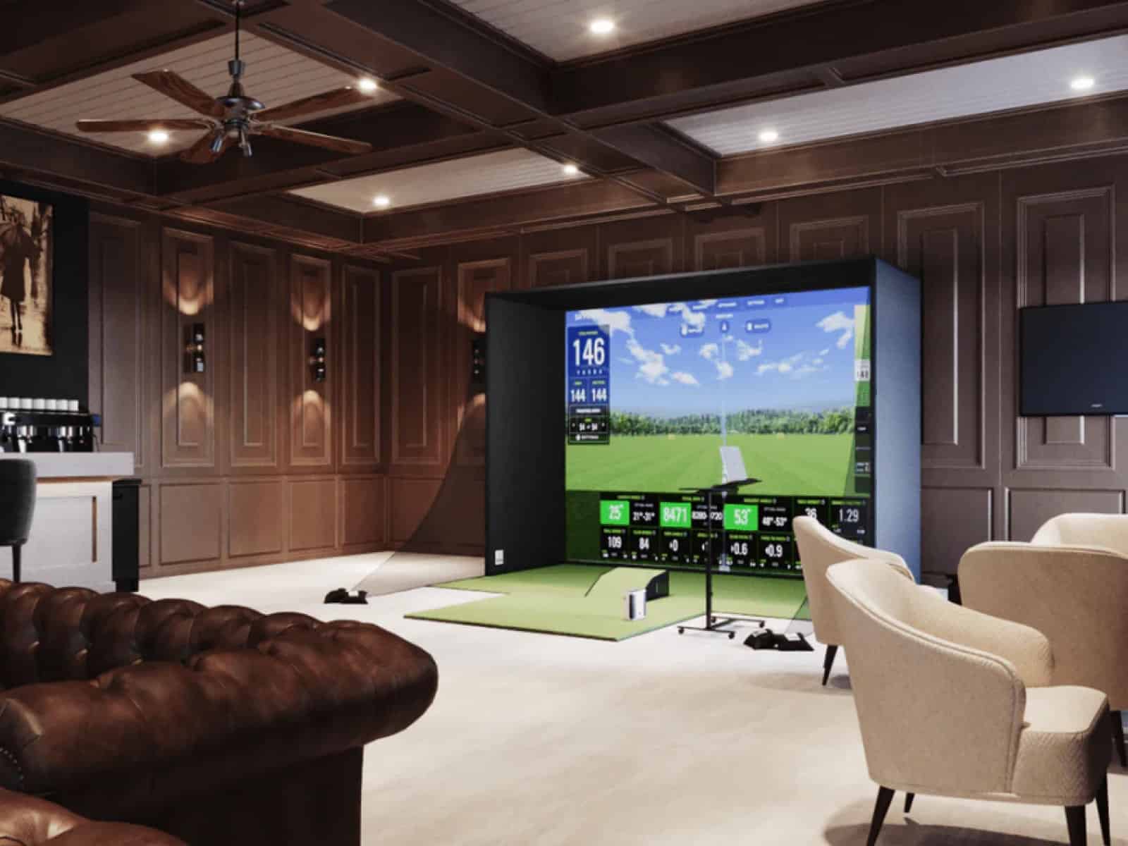 how much does an at home golf simulator cost
