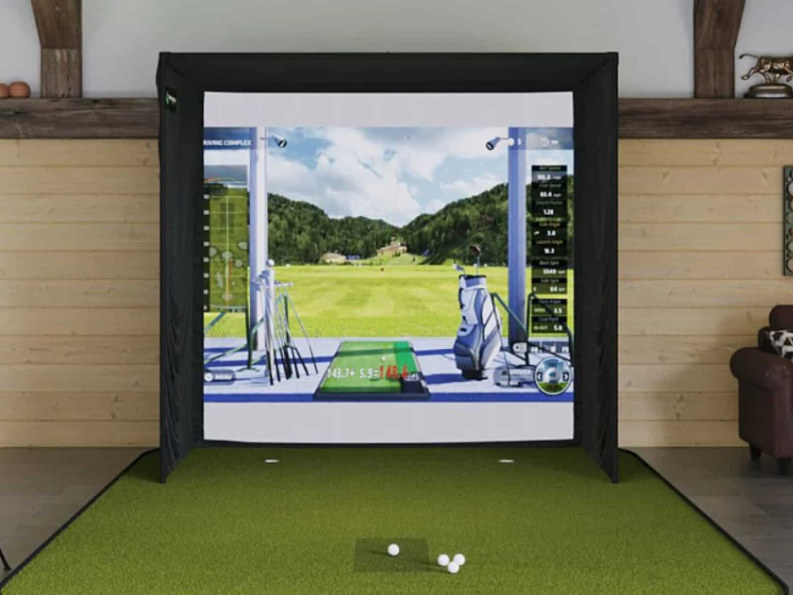 what golf simulator hasmost courses